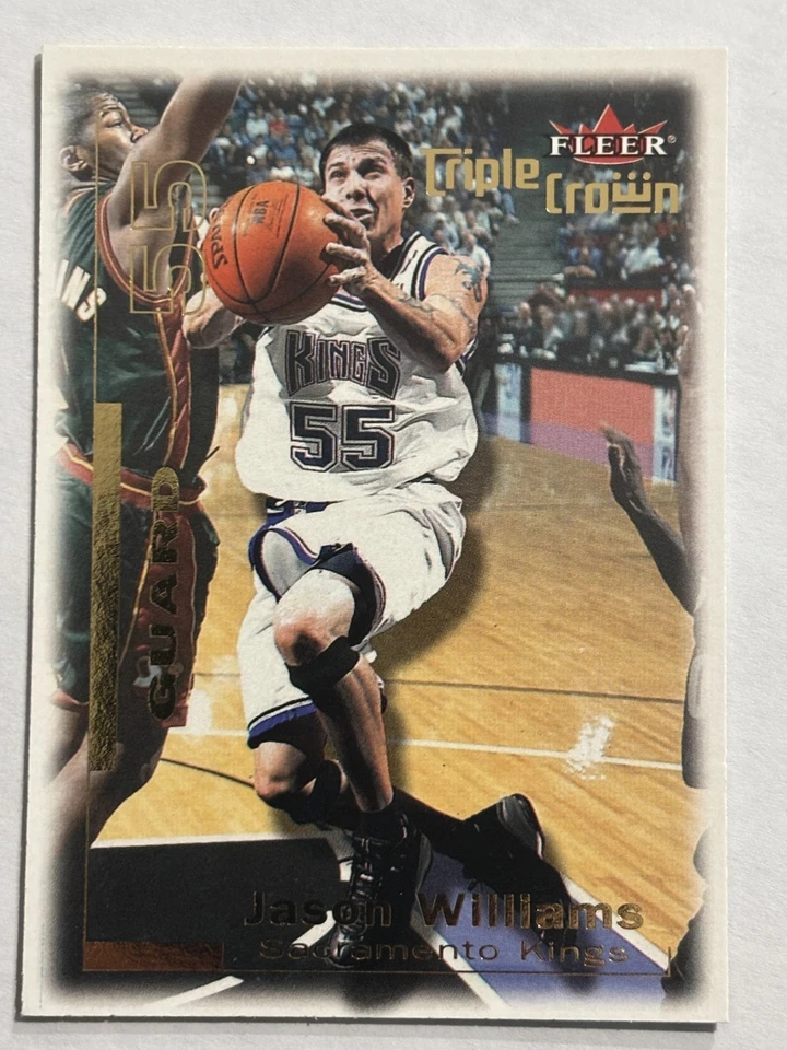 2000-01 Fleer Triple Crown #47 Jason Williams Sacramento Kings - Image 1 of 2