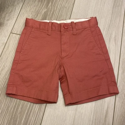 J. Pantalones Cortos Chinos Crewcuts Gramercy Flex Rojo Silenciado Nuevos con Etiquetas Niños Pequeños 3T Foto 1 de 4