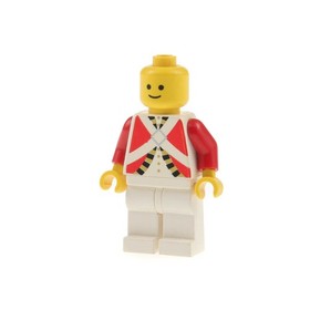 1x Lego Minifigure Imperial Soldier Torso White Redcoats 6271 973pb0206 pi062