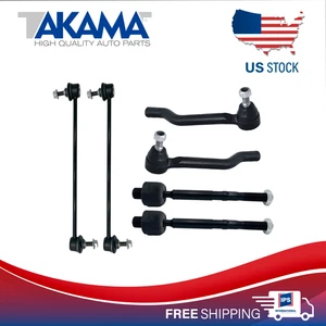 6 pcs Front Outer +Inner Tie Rod Ends + stabilizer links For 23-25 ACURA INTEGRA - Bild 1 von 7