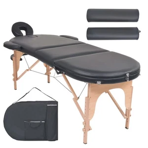 Massageliege Klappbar Polsterung Nackenrollen Massagetisch Therapie Liege vidaXL - Bild 1 von 13