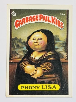 1985 Topps Garbage Pail Kids -Series 2 -Glossy #67a PHONY LISA (EX) See PICS! - Image 1 of 4