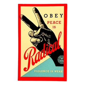 Shepard Fairey Obey Radical Peace Aufkleber - Bild 1 von 1