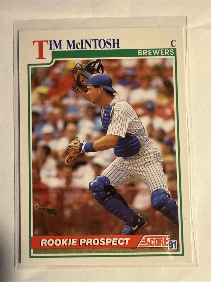 1991 Score - Tim McIntosh #347 - Image 1 of 2