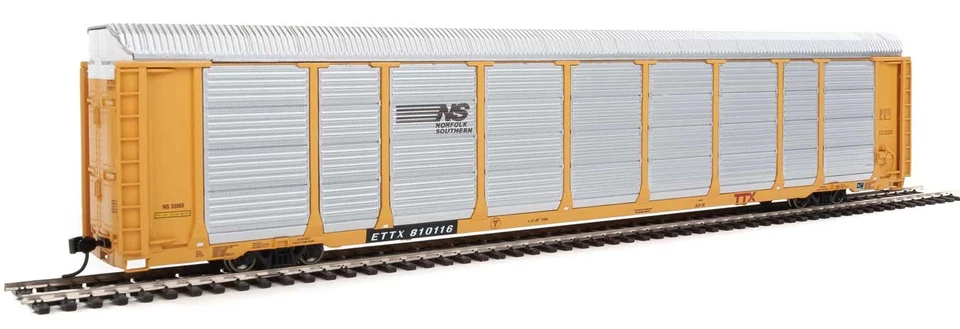 Walthers Proto escala HO 89' tres niveles portador automático Norfolk Southern 33565/810116 Foto 1 de 1
