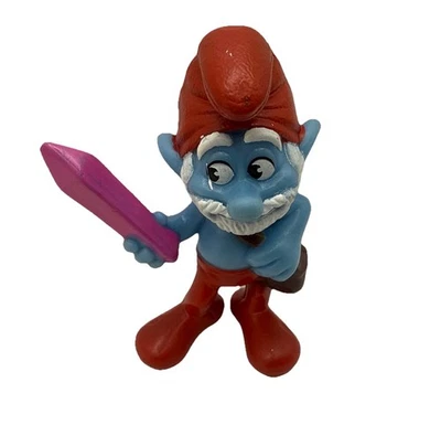 McDonald's Smurfs 2 # 1 Papa's Crystal Happy Meal 2013 solo juguete.  Foto 1 de 4