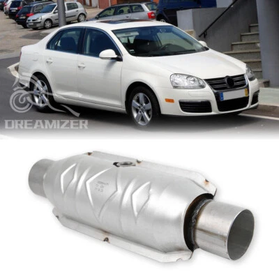 Convertidor catalítico de entrada/salida de 2,5" aprobado por la EPA soldado para Volkswagen Jetta  Foto 1 de 4