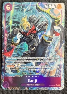 Sanji OP07-064 Alt Art One Piece Trading Card Game - Picture 1 of 10