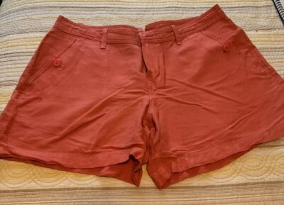 Pantalones cortos clásicos para mujer Calvin Klein de mezcla de lino talla 10 Foto 1 de 4