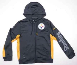 NWOT Pittsburgh Steelers NFL Nike Therma Fit On Field Hooded Full Zip Jacket S - Picture 1 of 11