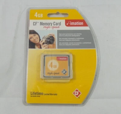 Imation 4GB High Speed CompactFlash Memory Card (51122-21774) - Image 1 of 2