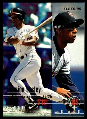 1995 Fleer #222 Damion Easley California Angels - Image 1 of 2