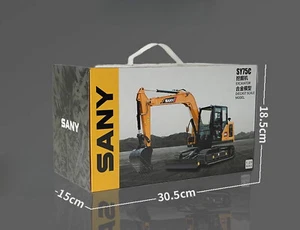 1/25 Scale SANY SY75C Compact Excavator Diecast Model Toy Collection Gift NIB - Picture 1 of 5