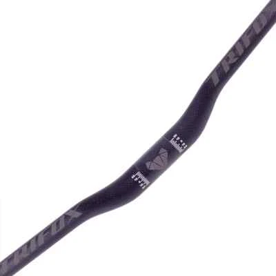31.8mm Full Carbon Fiber MTB Bicycle Riser Handlebar Length 740mm/800mm 3K Matte - Image 1 of 4