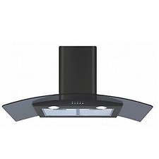 cda curved glass cooker hood 90cm