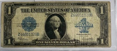 1923 Silver $1 Certificates 3 pcs. Lower grades. (#2315) - Image 1 of 4