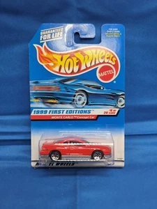 Hot Wheels 1999 primeras ediciones #6/26 Red Monte Carlo concept car - Imagen 1 de 3
