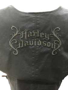 Harley Davidson BESTICKTE WESTE REISSVERSCHLUSS VORNE 96398-19VW/022L - Bild 1 von 4