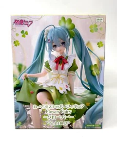 FuRyu - Hada Flor Hatsune Miku (versión Trébol) Figura tapón fideos - Imagen 1 de 6
