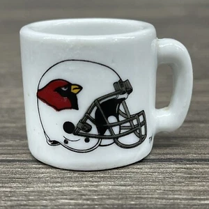 ARIZONA CARDINALS VINTAGE NFL FÚTBOL AMERICANO 1" MINI TAZA DE CAFÉ TAZA DE CERÁMICA - Imagen 1 de 3