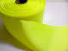 Extra Wide Fluorescent Neon Yellow Grosgrain Ribbon 4" wide x 5 yards,  850