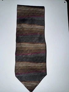 Ziggurat by Mulberry SILK Tie 60 Long x 4 Wide Necktie Vintage - Picture 1 of 5