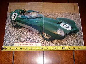 Coche de carreras deportivo Lotus 15 serie 1 1958 - artículo original de 1983 - Imagen 1 de 4