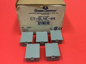 The Siemon Company - P/N: CT-BLNK-04 - Acoplador en blanco - LOTE DE (5) - NUEVO - Imagen 1 de 2