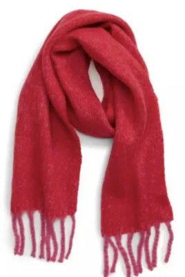 Topshop Scarf Red Pink Soft Style One Size - Image 1 of 4