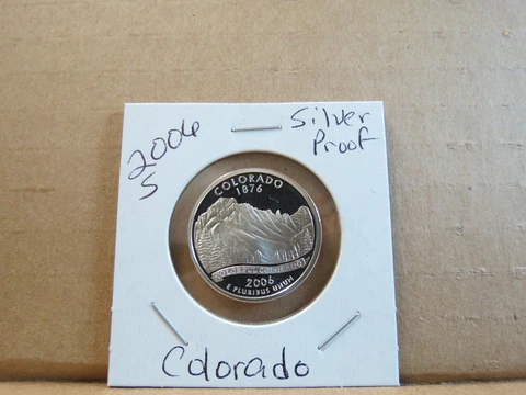 2006 S Colorado Proof Silver Washington Quarter Cover