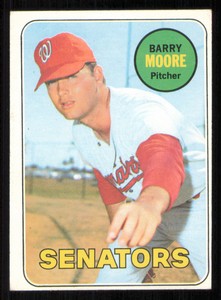 1969 Topps #639 Barry Moore - - Very Good