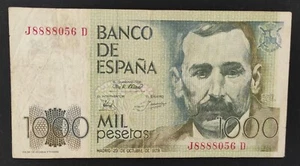 Espagne billet de 1000 Pesetas de 1979 Pick 158 - Picture 1 of 2