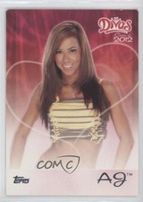 2012 Topps WWE Divas Class of 2012 AJ Lee #1 Rookie RC
