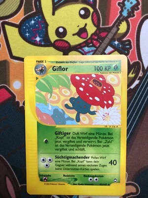 Giflor 43/147 Aquapolis deutsch Pokemon Karten NM - Bild 1 von 2