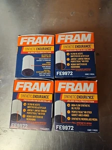 (4 pack) FRAM Synthetic Endurance Premium Oil Filter, FE9972, 25K mile R...(w16) - Picture 1 of 4