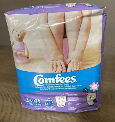 Pantalones de entrenamiento Comfees para niños pequeños talla 3T a 4T 32 a 40 libras. CMF-G3 23 Ct Foto 1 de 3