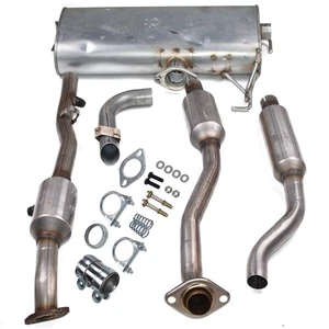For 2009 -2011 Mitsubishi Lancer 2.4L/2.0L AWD Cat Converter Res Rear Muffler - Picture 1 of 7