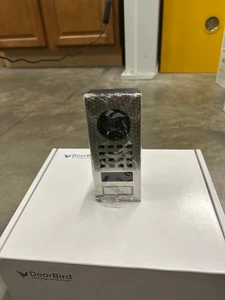 DoorBird IP Video Door Station D1101V Surface-Mount, Stainless Steel V2A Brushed - Picture 1 of 3