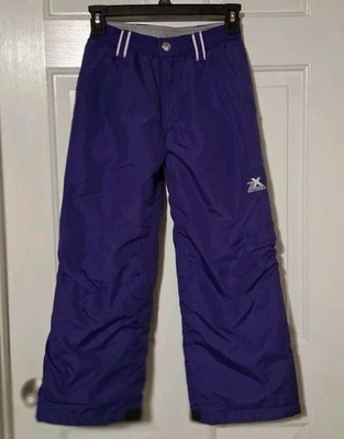 Pantalones de nieve ZeroXposur jóvenes niños niñas talla 7/8 púrpura invierno usados en excelente estado Foto 1 de 4