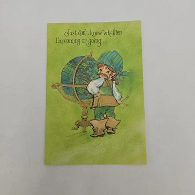 Vintage Just Don't Know Whether I'm Coming or Going GET WELL Hallmark Charmers - Image 1 of 4