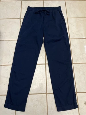 GAP NUEVO Para Mujer Azul Marino PANTALÓN FÁCIL Pull On Pantalones de Pierna Ajustados VERDADERO INDIGO Talla S ALTO Foto 1 de 4