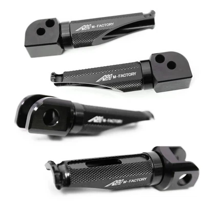 Black CNC MFP Front Passenger Foot Pegs For CBR1100XX Blackbird 96-00 01 02 03 - Image 1 of 4