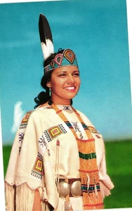 Vintage Indian Maid Native American Woman Postcard by Bob Taylor - Bild 1 von 2