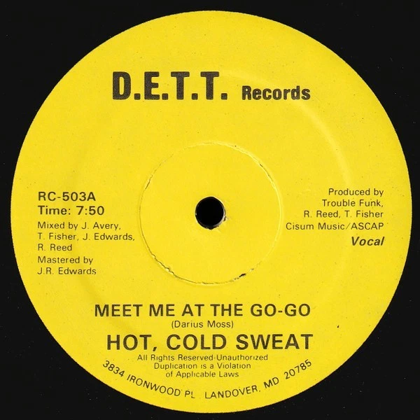Hot Cold Sweat Meet Me At The Go-Go 12 INCH LP NEW - Image 1 of 1