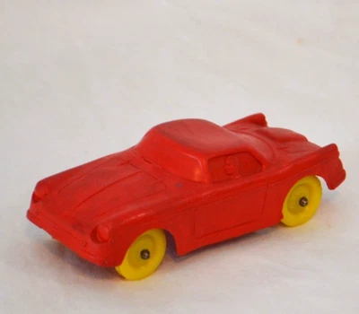 Винтажное резиновое спортивное купе Fiat Spyder 1950-е Auburn 4 дюйма - Изображение 1 из 4