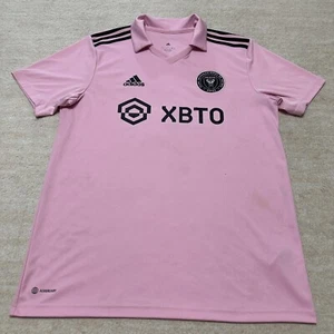 Camiseta de fútbol local Adidas Messi Inter Miami 2022/23 talla grande IB5027 rosa - Imagen 1 de 10