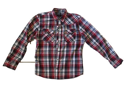 Volcom Mens Flannel Button Down Shirt Size Large - Image 1 of 4