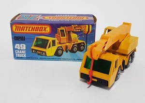 Matchbox Superfast No. 49, Crane Truck Superb - Picture 1 of 12