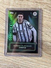 Dusan Vlahovic /99 Green Topps Showtime 2023 CARD SHOW EXCLUSIVE Juventus 