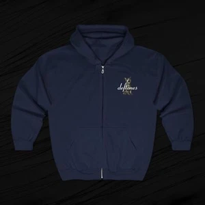 Deftones Like Linus Zip Up Hoodie - Alternative Rock Band Hooded Sweatshirt - Picture 1 of 3